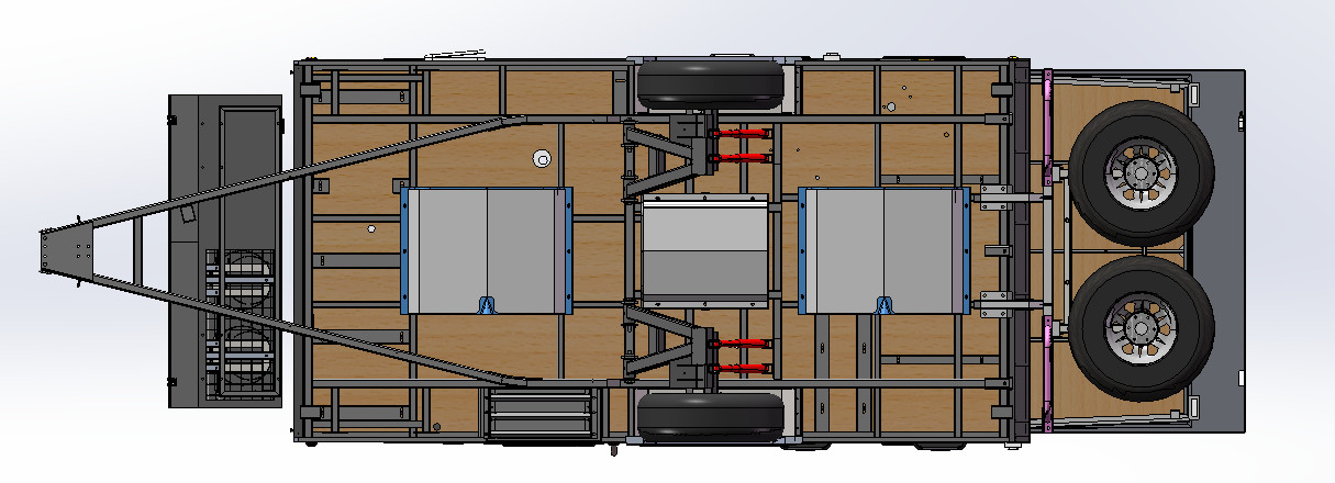 Toy Hauler Caravan Travel Trailer Hard Top Camper Off road (10)