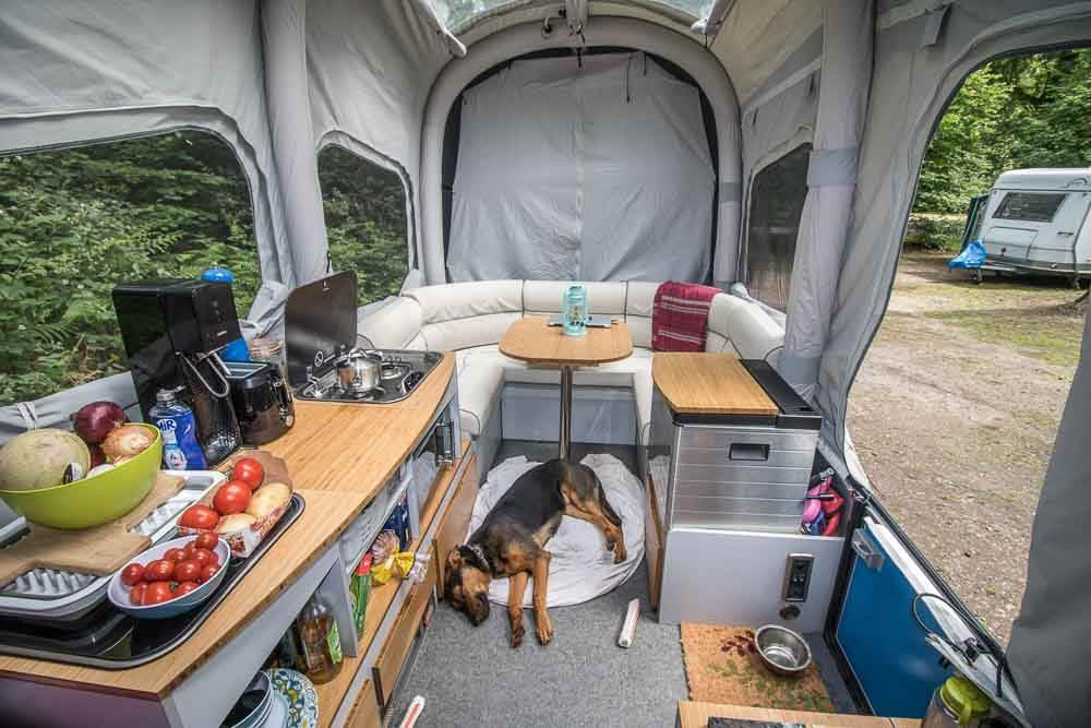 Pop Up Trailer mini caravan travel trailer (1)