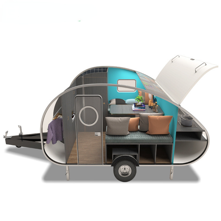 Factory-Built Small Compact Teardrop <a href='/caravan/'>Caravan</a> <a href='/travel-trailer/'>Travel Trailer</a>