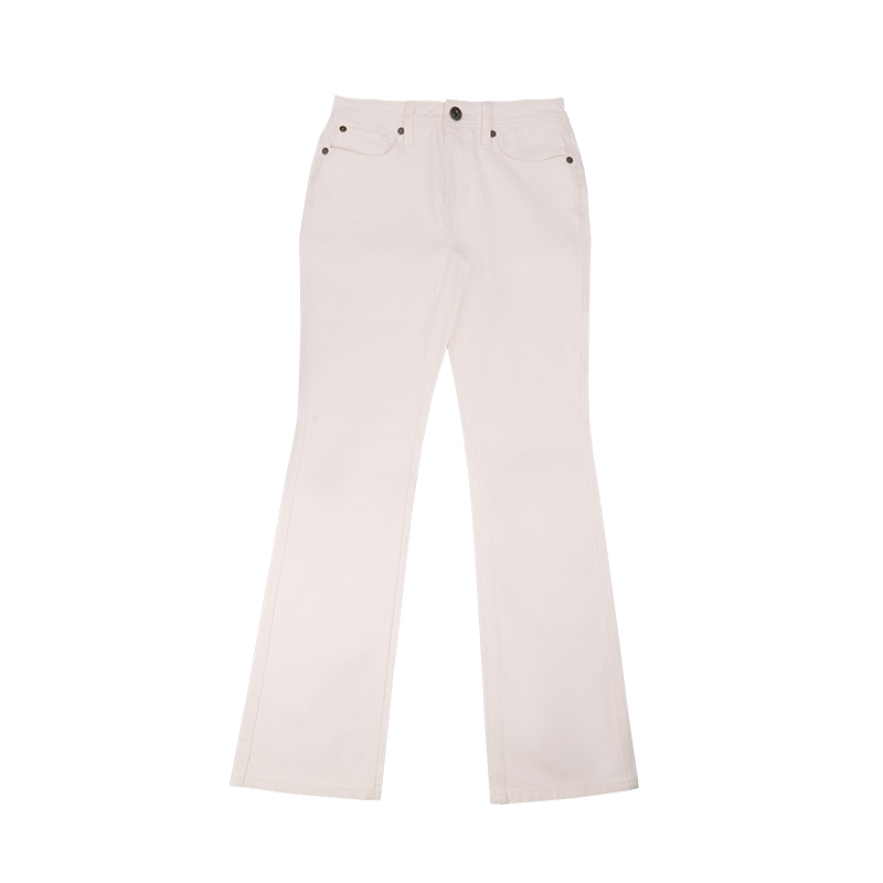 Shop Factory-Direct High Waisted Micro Flared Hem Denim Pants Women