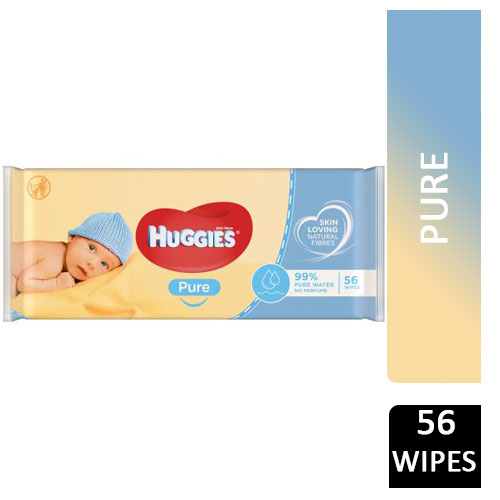 Huggies Baby Wipes Pure x56 | Baby | Superdrug