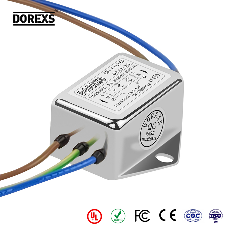 Factory Direct: DAA1 Single Phase AC 220V EMI Filters/Noise Filters - Rated 1A-10A