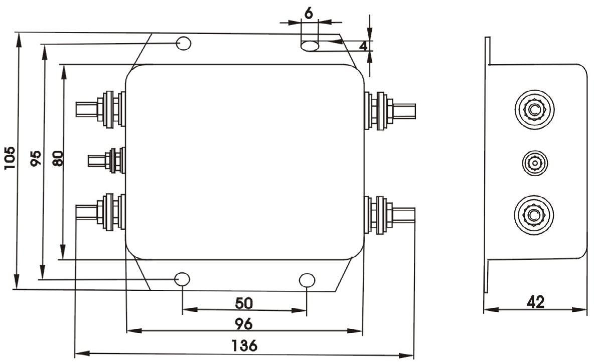 DAA1 Series EMI power noise filters (3)