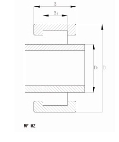 High Quality Coal Mining / Winning Machine Bearing JYZC80