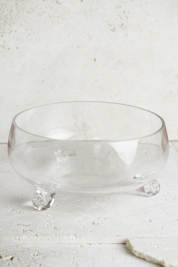 Crystal clear glass ice cream bowl 13oz Godinger glass dessert cup  factory