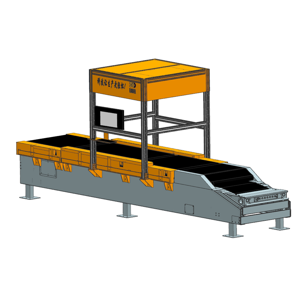 DWS system parcel dimensioning weighing scanning telescopic <a href='/belt-conveyor/'>belt conveyor</a>