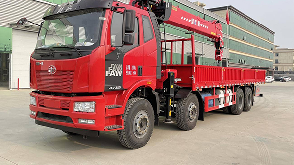 14T Straight <a href='/boom-truck/'>Boom Truck</a> <a href='/mounted-crane/'>Mounted Crane</a> | Factory-Direct SHS3604 Max Lifting Capacity | High-Quality Machinery