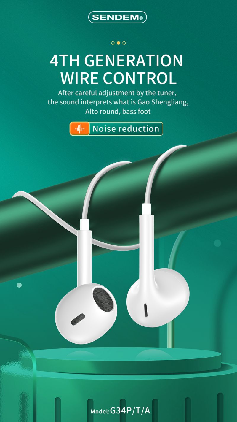 G34-Original motion series 4 - generation line - controlled earphones (1)