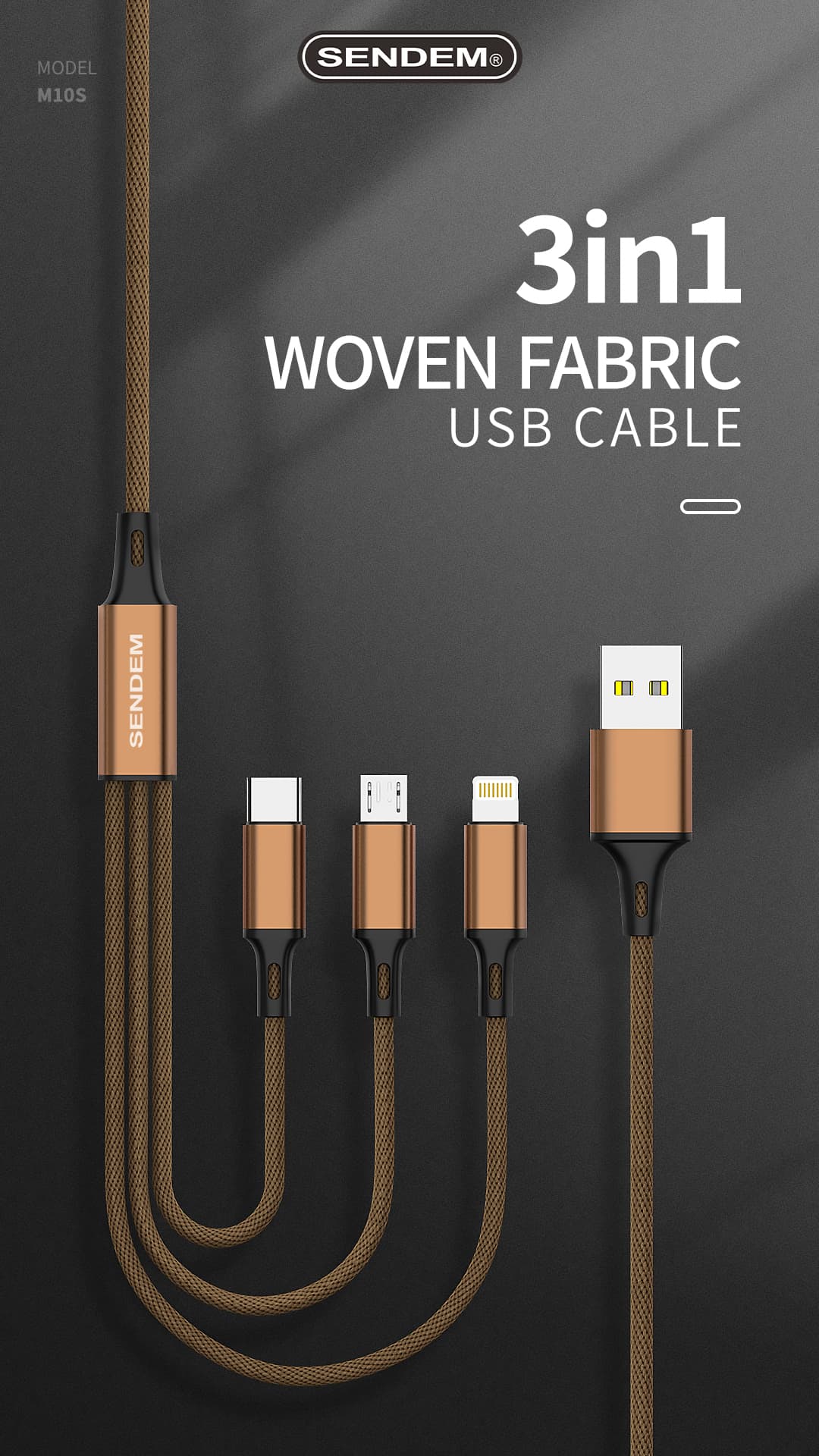 M10S--3in1-100W 3in1 fabric braided 6A usb cable  (1)