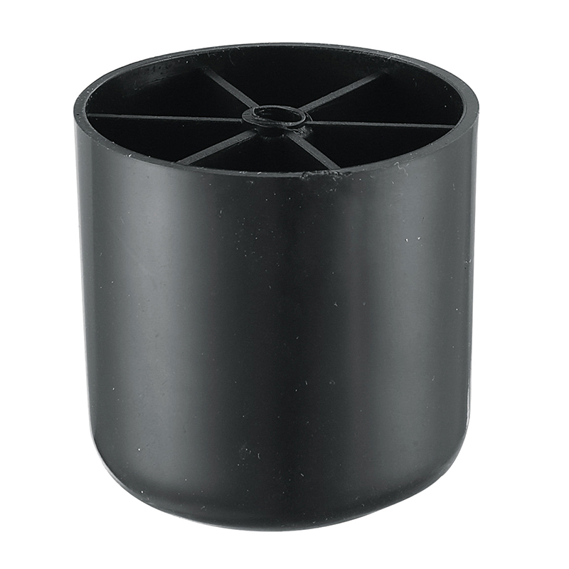 Factory Direct Plastic <a href='/sofa-legs/'>Sofa Legs</a> - C1062 Cylinder Design - 2 Inches - Shop PLASTIC WORLD