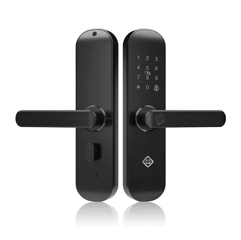 Tuya indoor wooden door single tongue double tongue password lock