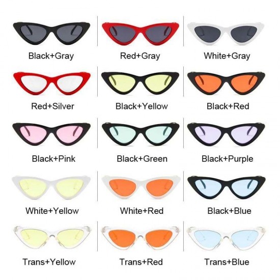 Free Shipping Fashion Retro Cat-eye Sunglasses Women Vintage Brand Designer Glasses Mirror Lens For Ladies RST005 58mm <a href='/eyewear/'>Eyewear</a>w66f6p01