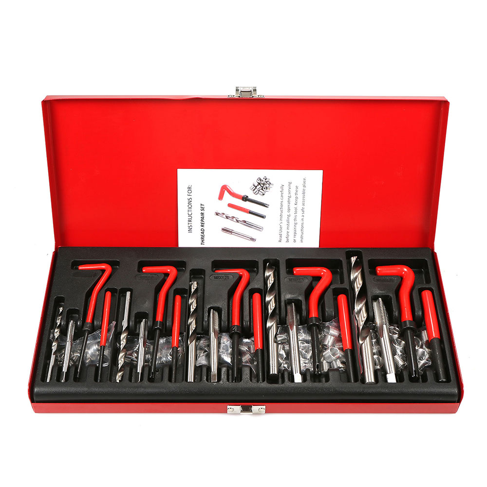 Factory Direct: Get 131PCS Thread Repair Tool Kit for Stripped Metric M5-M12 Threads - Order Now!