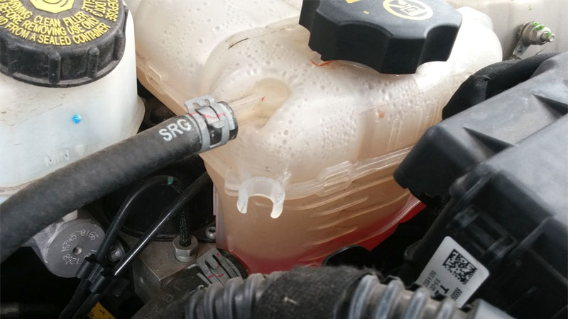 Coolant System Leak Pressure Test