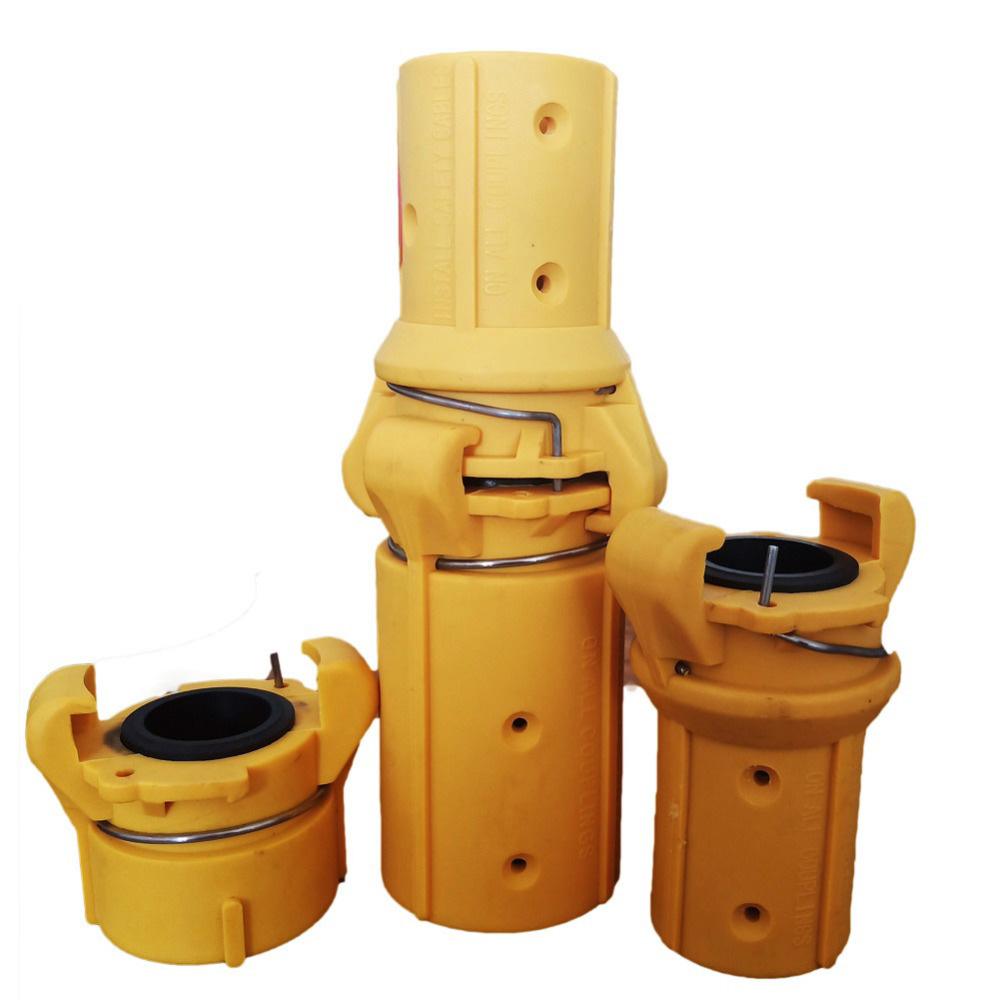 Factory-Made Yellow Plastic Quick Connector for Sandblasting Hose | Premium Quality & Efficiency Guaranteed