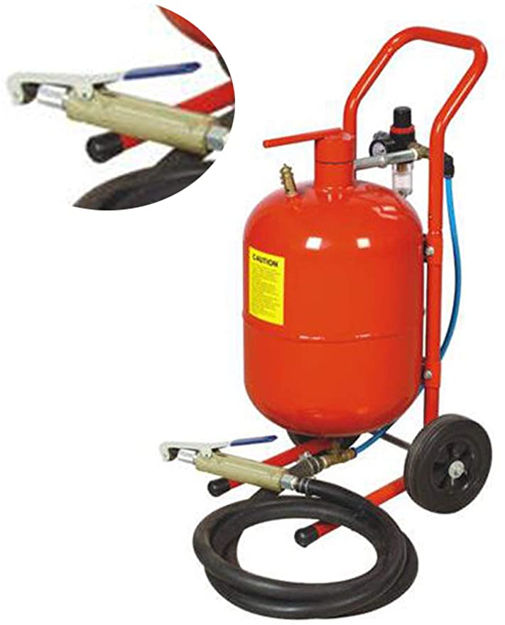 Buy from the Manufacturer - Sandblasting Gun with Black <a href='/ceramic-nozzle/'>Ceramic Nozzle</a> for Portable Sandblaster 5/10/15 Gallon Tanks