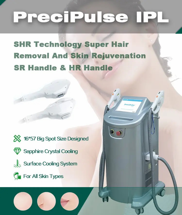 IPL Laser Hair Removal HR & SR Skin Rejuvenation Beauty Salon Equipment 