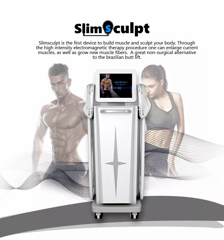 Sincoheren Non-Invasive Body Shaping High Intensity Electromagnetic Muscle Trainer Machine