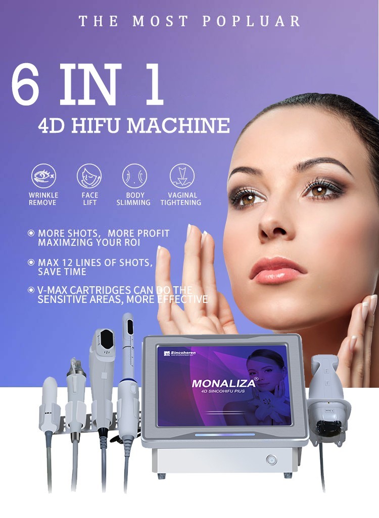 4D hifu anti-aging wrinkle removal machine