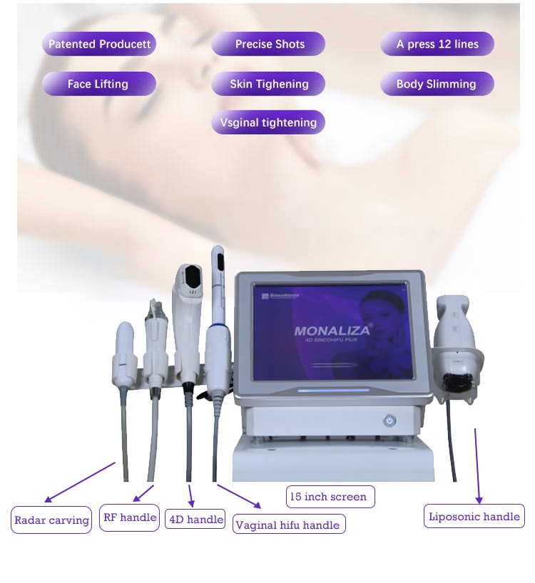 4D hifu anti-aging wrinkle removal machine function