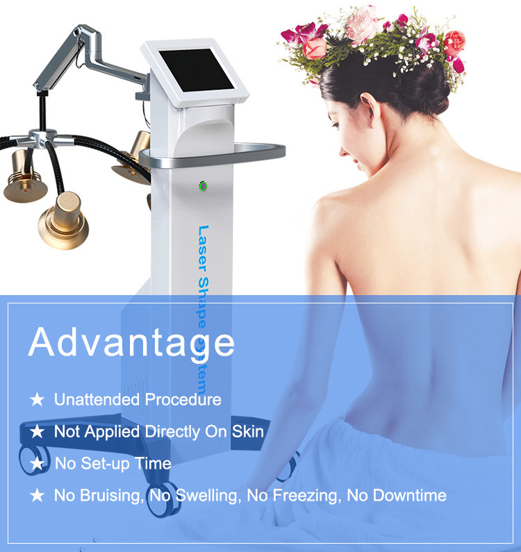 6D laser 532nm wavelength green light fat loss body slimming Machine