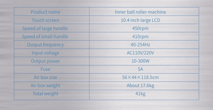 inner ball roller machine