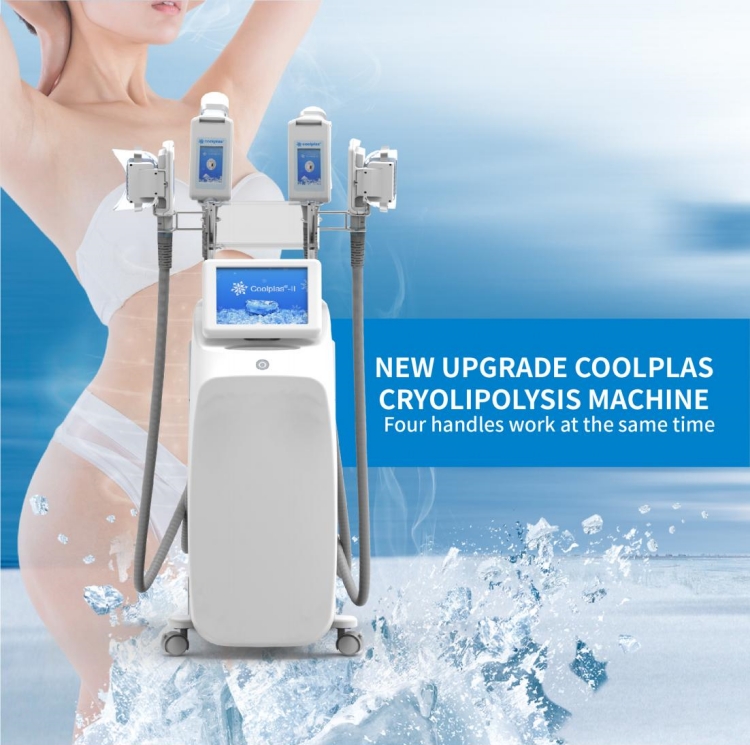 New upgrade four handles Coolplas Cryolipolysis machine1