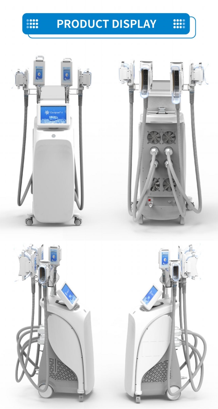 New upgrade four handles Coolplas Cryolipolysis machine11