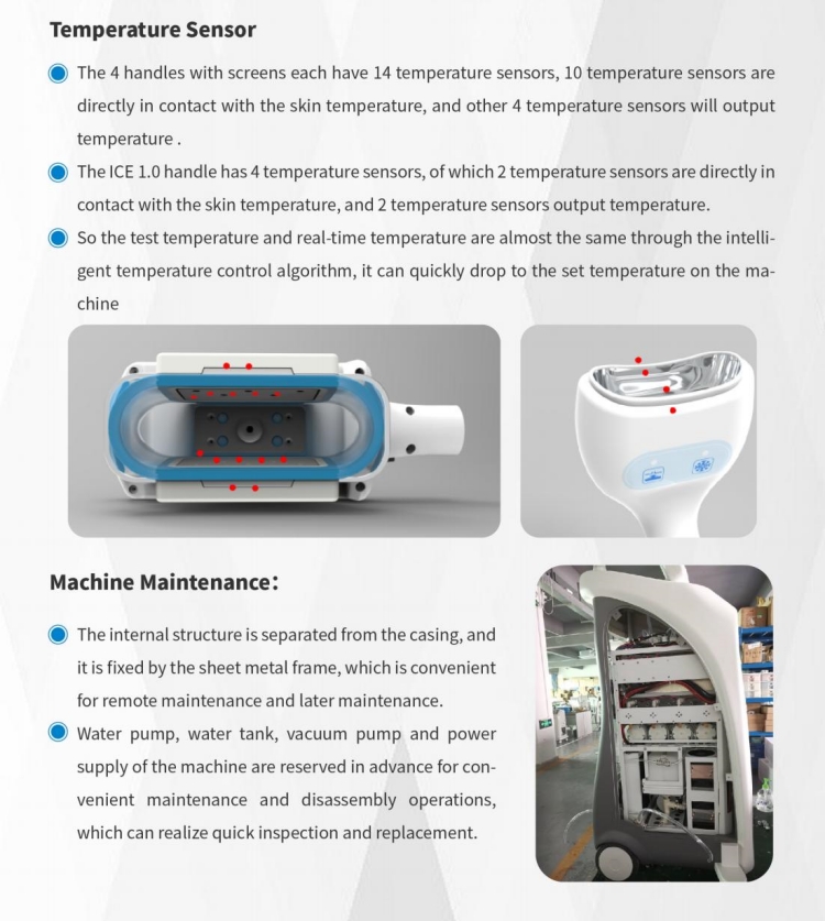 New upgrade four handles Coolplas Cryolipolysis machine6