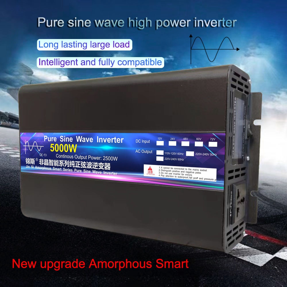 SUNGOLDPOWER 4000W Peak 12000W Split Phase Pure Sine Wave Power Inverter, DC 12V AC Input 110V AC Output 120V 240V Converter, With 60A MPPT Solar Charger Controller,4kW | Energy Forum Online