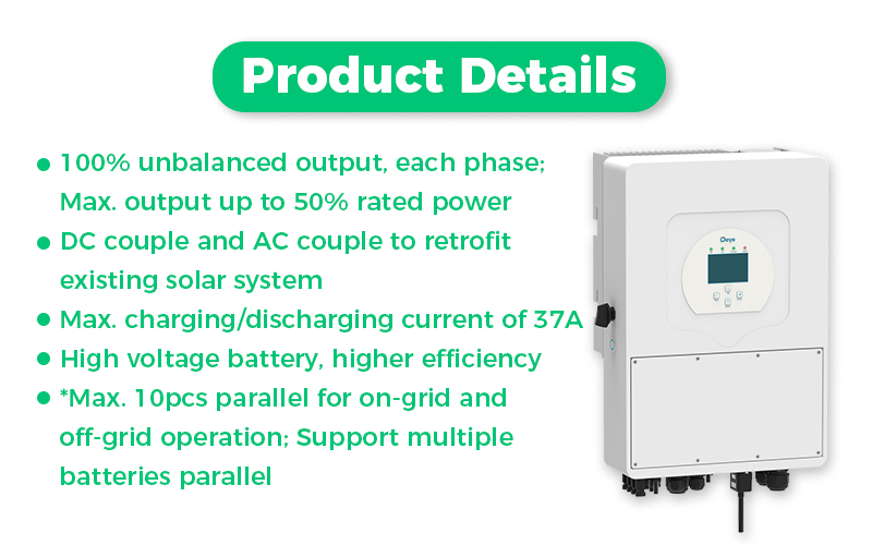 20KW hight voltage hybrid inverter