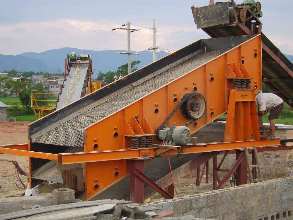 hot zz zds series linear vibrating screen for ore