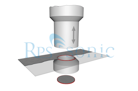 One Piece Ultrasonic Cutting Device   Non Woven Ultrasonic Slitting Machine 0