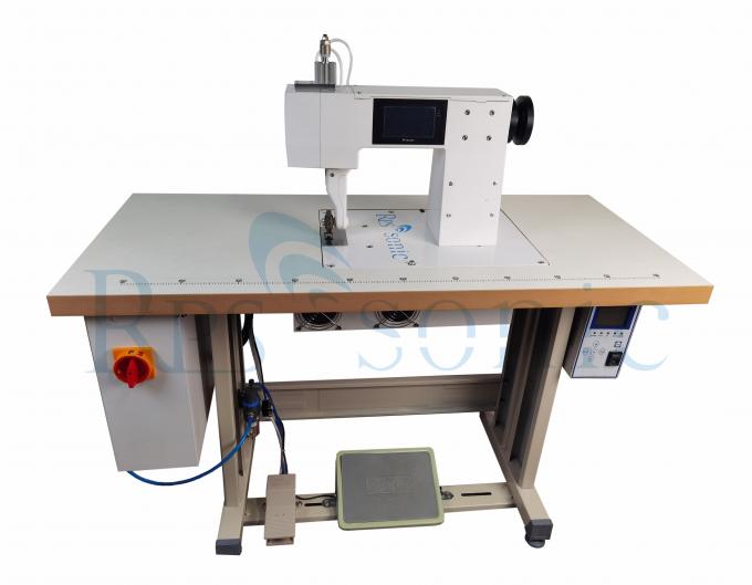 20Khz Ultrasonic Sewing Machine with Rotary Anvils & Rotary Horn for Lamination And Edge Sealing 3