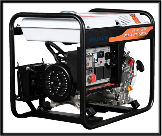 Portable diesel generator