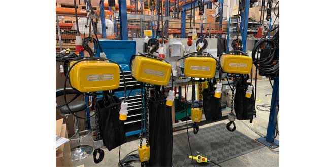 UltiMAX Electric Hoist and Trolly for Bulk Bag Unloaders - Bulk Filling