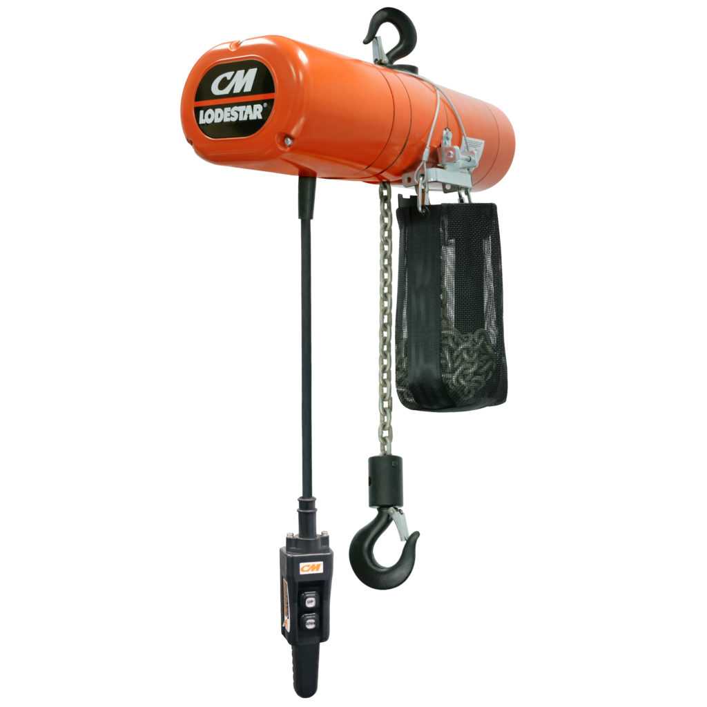 CM 1 Ton x 10 ft <a href='/lodestar-electric-chain-hoist/'>Lodestar Electric Chain Hoist</a> - #3522NH