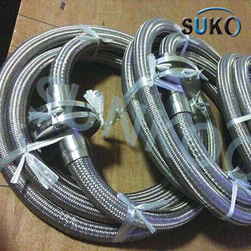 PTFE polymer Lined Stainless Steel Braided Hoses