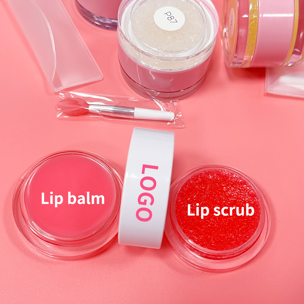 Factory Direct: Wholesale Vegan 2 in 1 Lip Scrub & Balm - Private Label