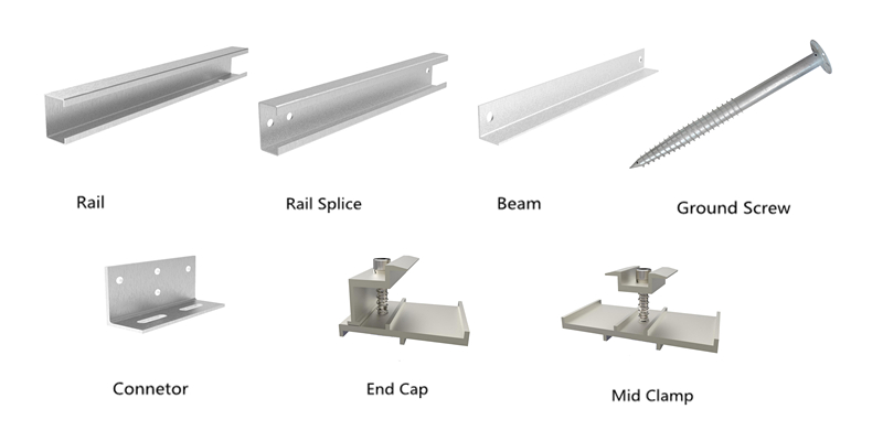 Steel solar PV mounting systems