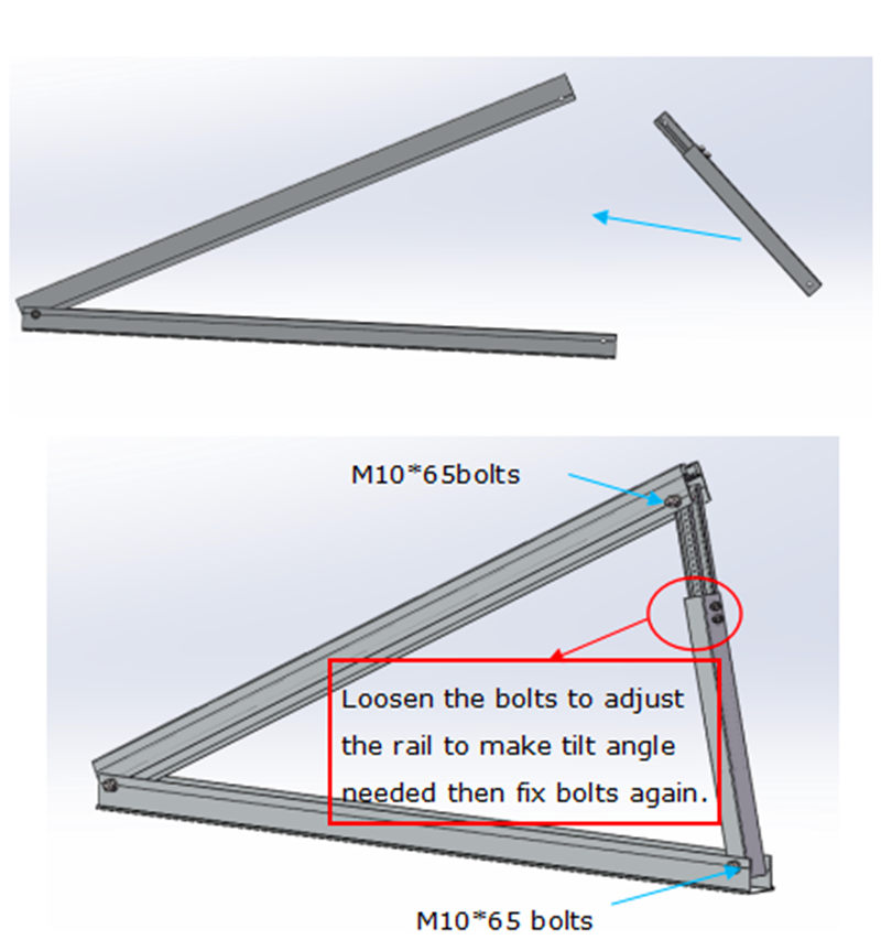 flat roof solar mount