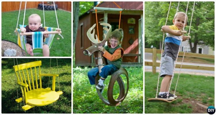 Outdoor Swing Set - WoodWorking Projects & Plans