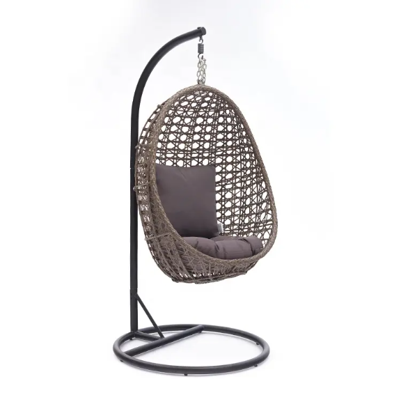 Factory Direct Single Seat Metal Garden Swing Egg Chair With Stand - High Quality & Affordable Prices.