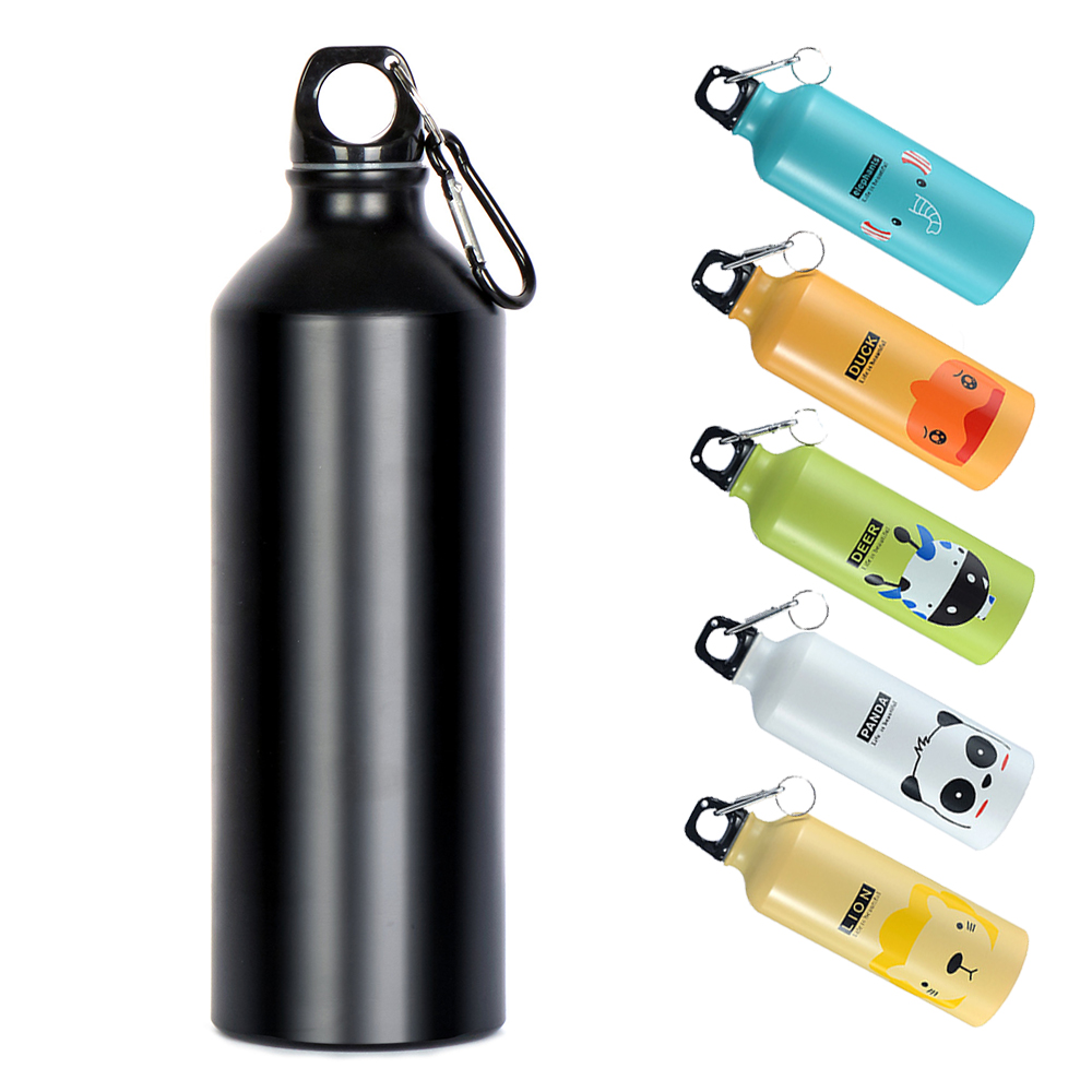 Factory Direct Custom Aluminum Sports Drink <a href='/bottle/'>Bottle</a> | Sublimation Printing & Carabiner Cover Included!