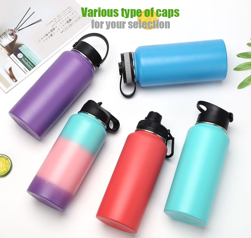 Custom-printed stainless-steel double-wall vacuum-insulate hydro-sports hiking-water bottles-thermos flask (3)