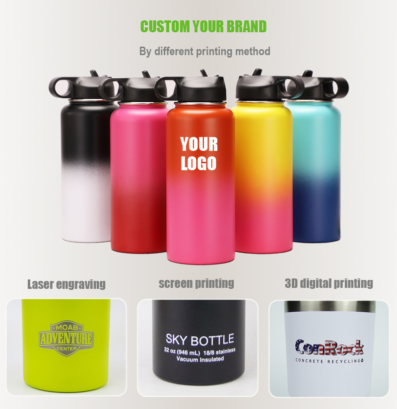 Custom-printed stainless-steel double-wall vacuum-insulate hydro-sports hiking-water bottles-thermos flask (6)