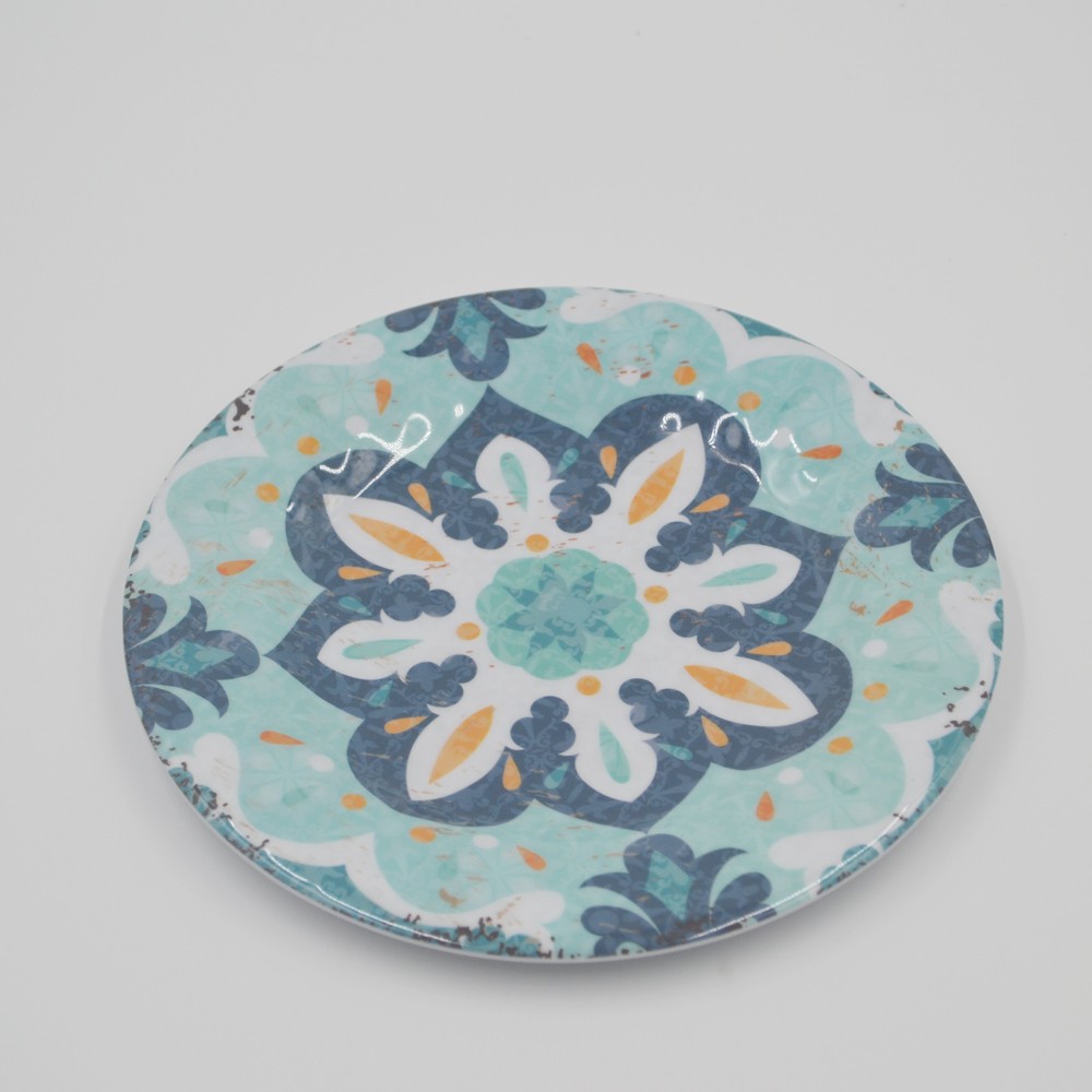 Wholesale-classic-pattern-design-melamine-plate-and-bowl-set-4
