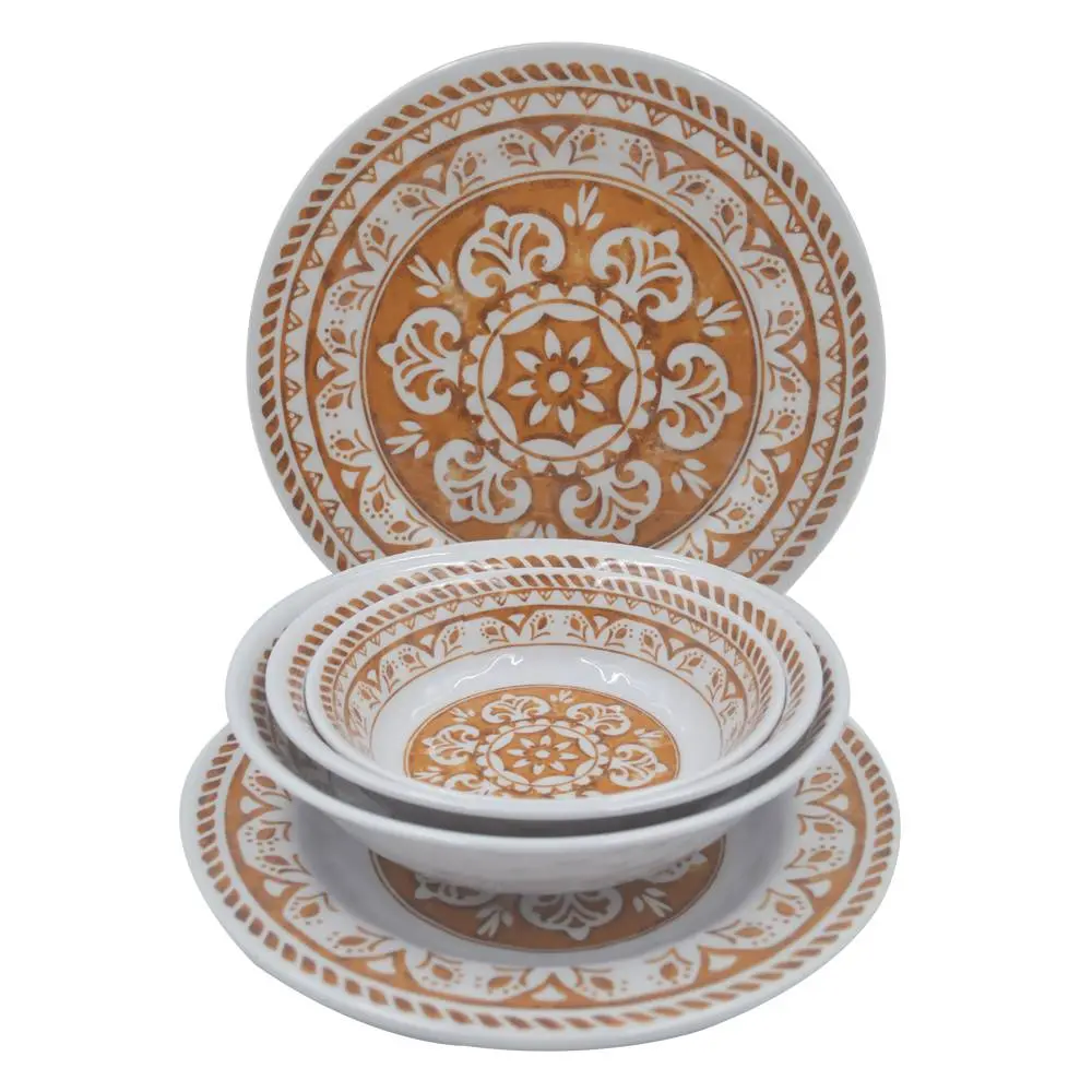Factory Direct: Get Classic Retro Melamine Dinner Set at <a href='/wholesale/'>Wholesale</a> Prices