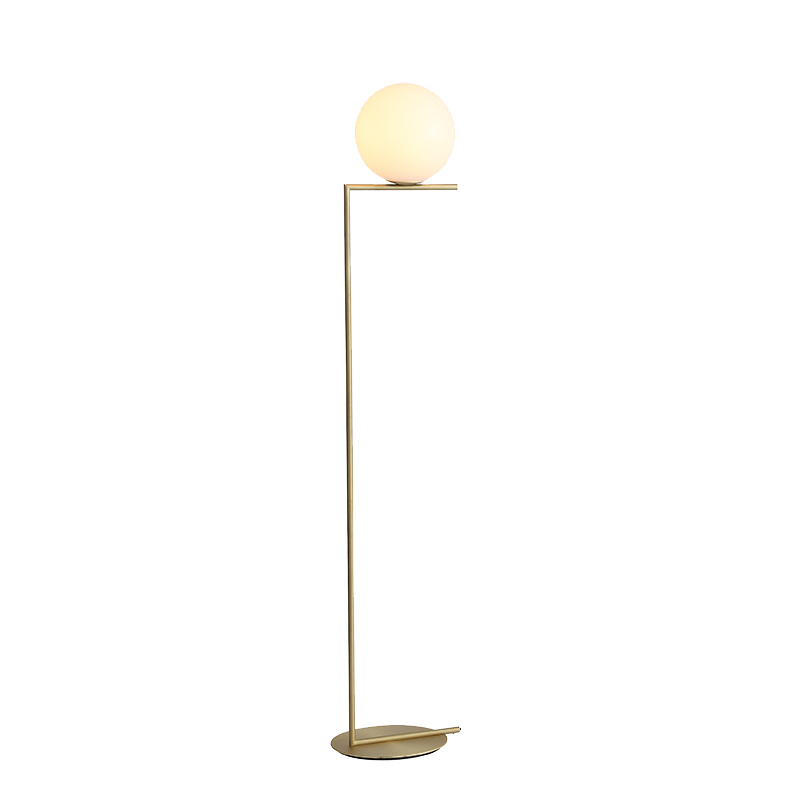 Factory Direct Wholesale: Opal Glass <a href='/floor-lamp/'>Floor Lamp</a> for Modern & Mid Century Interior | Free Shipping