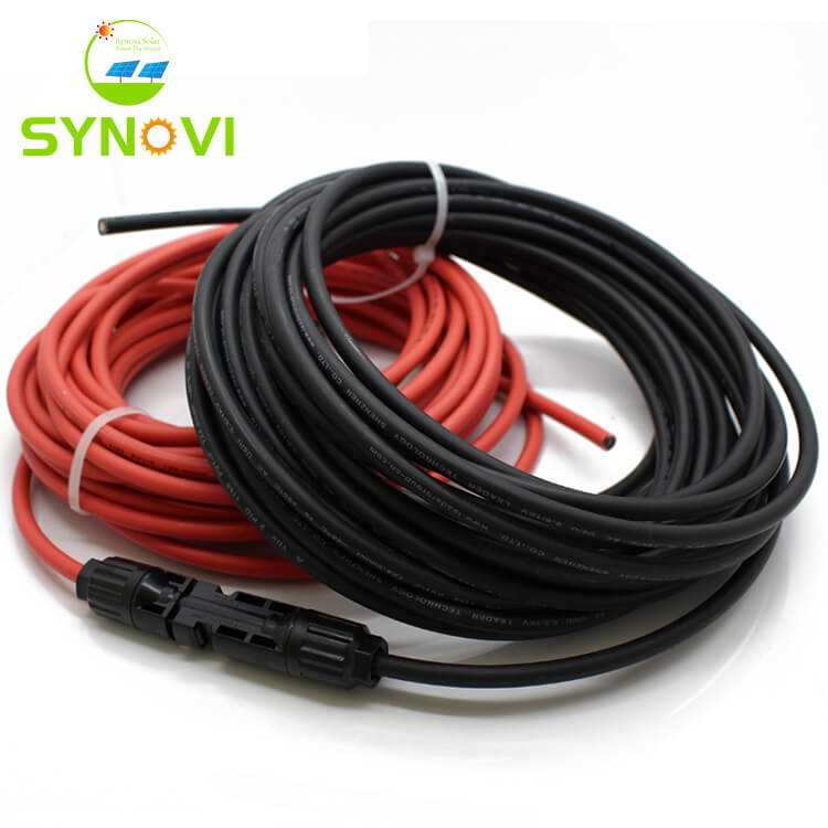 Factory Direct 4mm DC PV Cable: TUV Certified Solar Panel Extension Cable